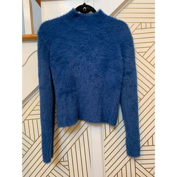Banana Republic Mock Neck Fuzzy Sweater - Picture 5 of 8